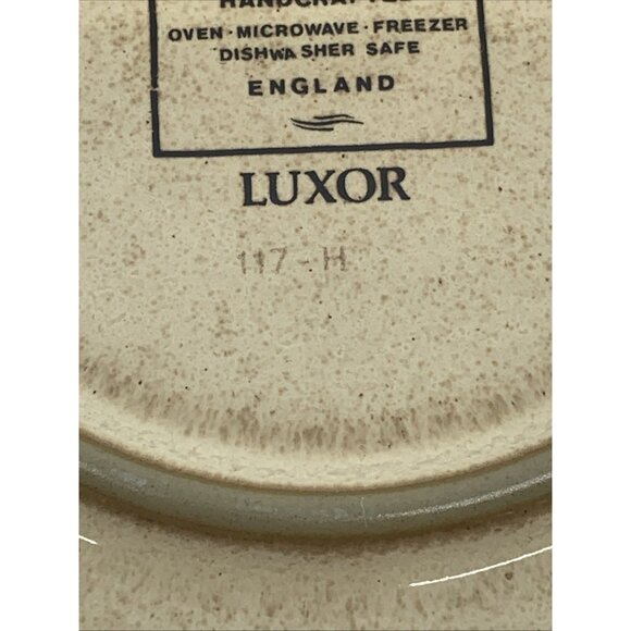 Denby Luxor Large Round Cake Plate Serving Platter 12.5" Diameter Stoneware - Picture 7 of 9